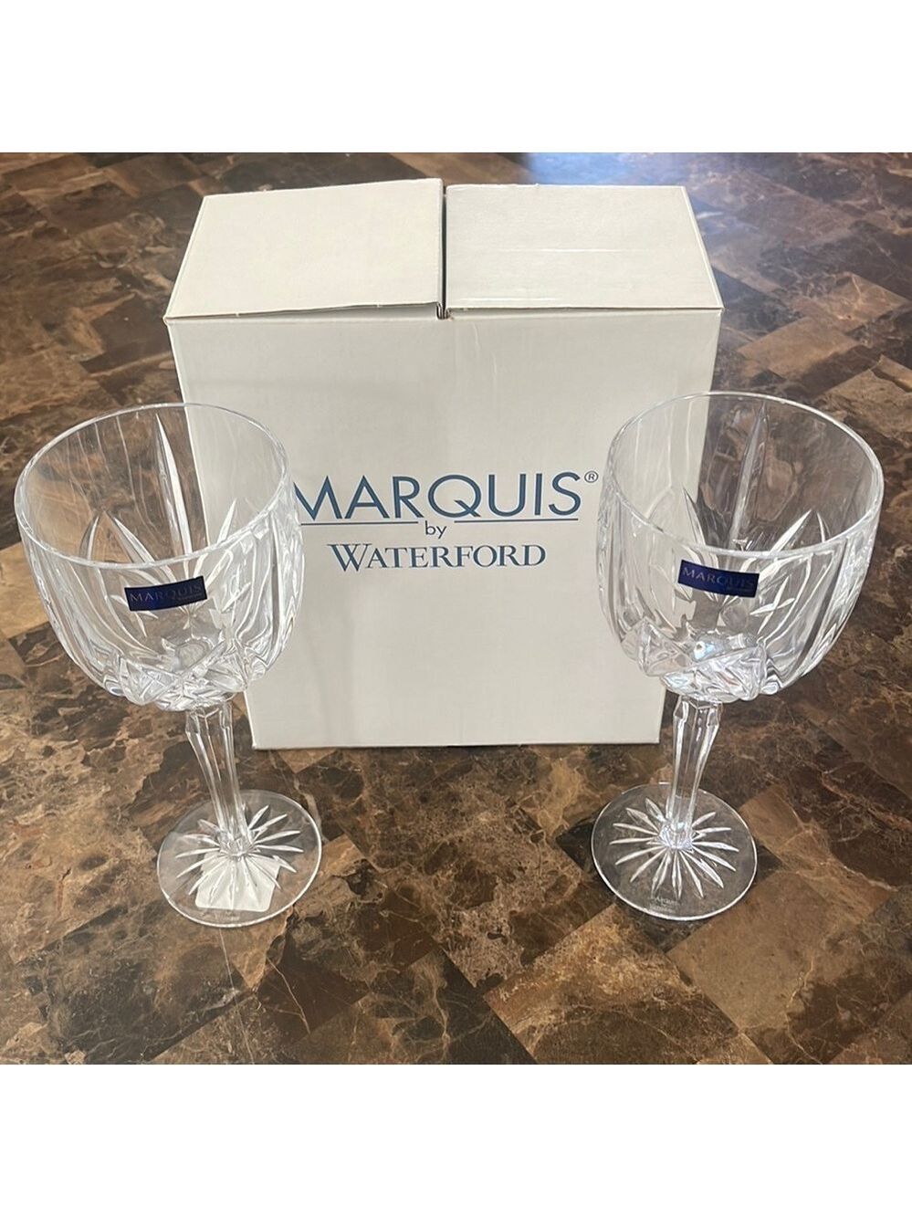Marquis Waterford Crystal Wine Glasses🥰🥰